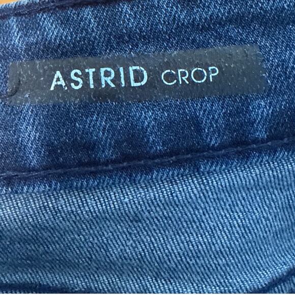Liverpool Los Angeles/Jean Co EUC ASTRID Crop Jeans Size 4 in Blue - Picture 5 of 6
